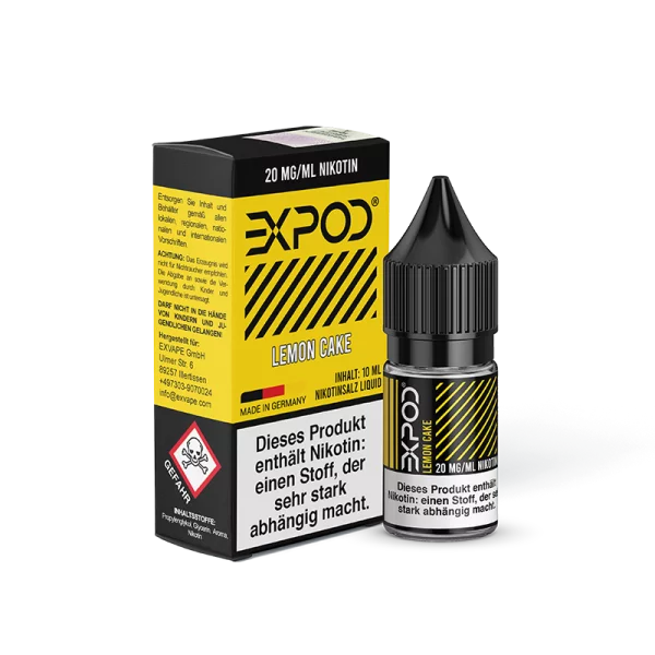 Expod Liquid - Lemon Cake - 10ml - 0 mg/ml