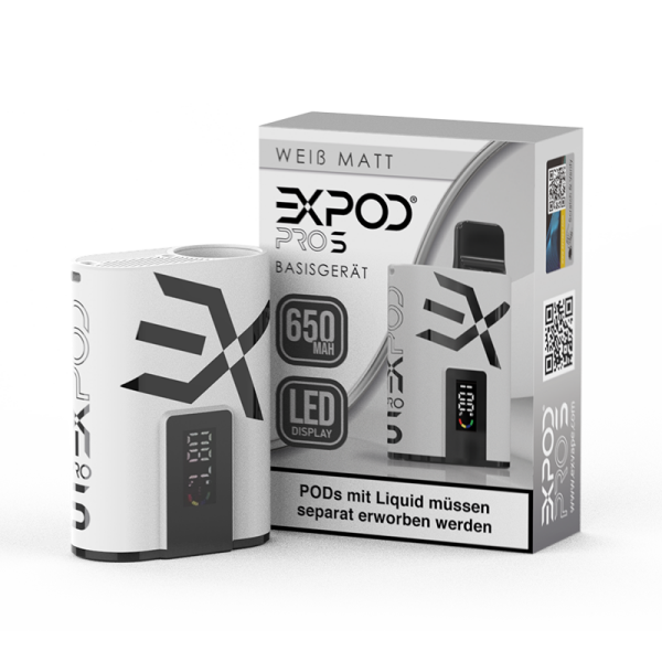 Expod Pro S Akku 650mAh - Weiß Matt