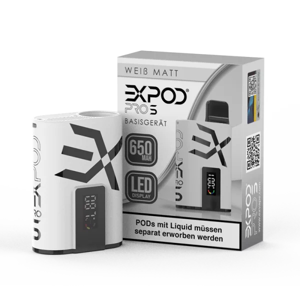 Expod Pro S Akku 650mAh - Weiß Matt