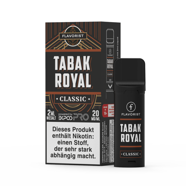 Flavorist Pod 20mg - Tabak Royal