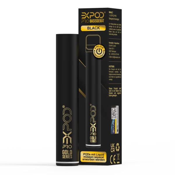 Expod Pro - Gold Series Basisgerät 400mAh - Schwarz
