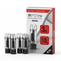 Expod Pro RP1 Refillable Pod - Clear White (4 Stück)