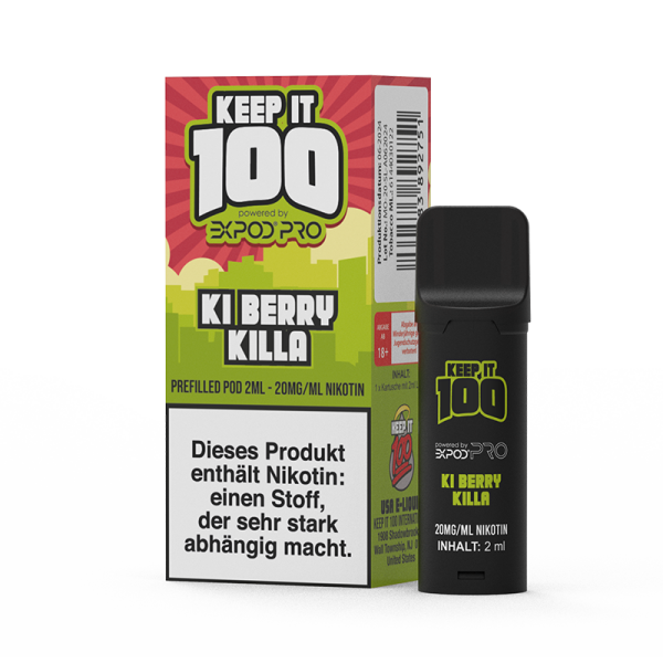 Keep it 100 Pod 20mg - Ki Berry Killa