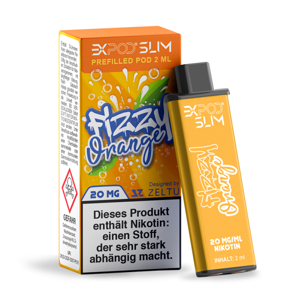 Expod Slim Prefilled Pod 2ml - Fizzy Orange