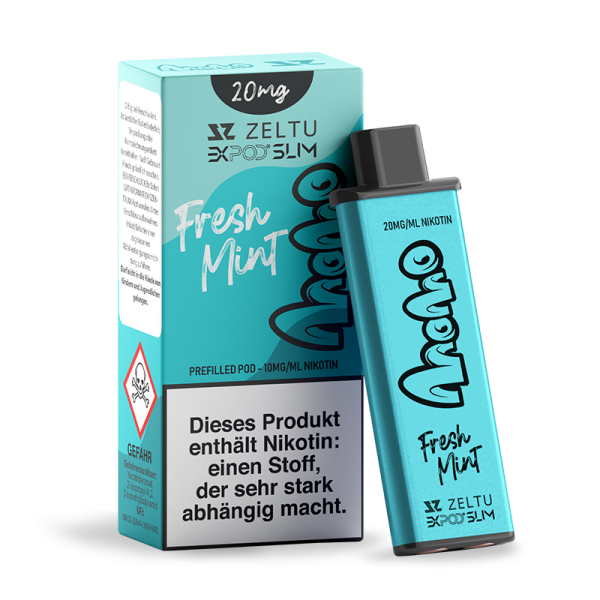 Expod Slim Prefilled Pod 2ml - Momo - Fresh Mint