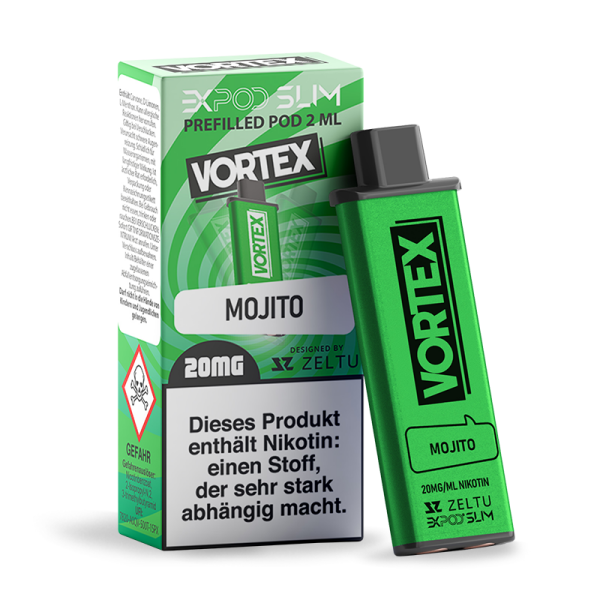 Expod Slim Prefilled Pod 2ml - Vortex - Mojito