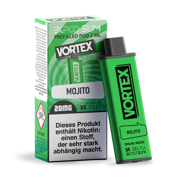 Expod Slim Prefilled Pod 2ml - Vortex - Mojito