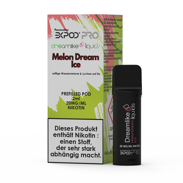 Dreamlike Liquids Pod 20mg - Melon Dream Ice