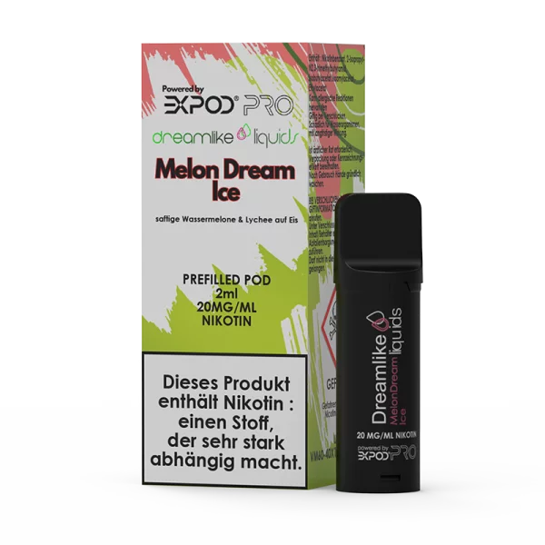 Dreamlike Liquids Pod 20mg - Melon Dream Ice
