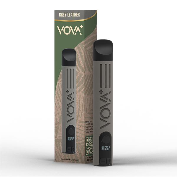 VOVA Plus - Volks Vaporizer - Grey Leather